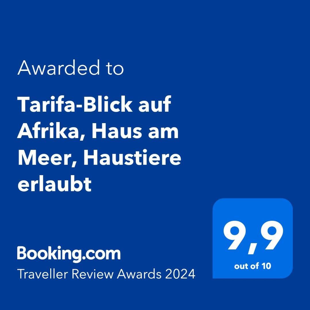 Tarifa-Blick Auf Afrika, Haus Am Meer, Haustiere Erlaubt Exterior foto